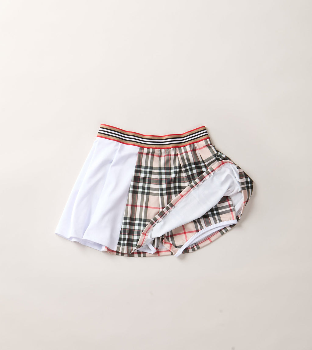THE AGGIE BROWN PLAID SKIRT